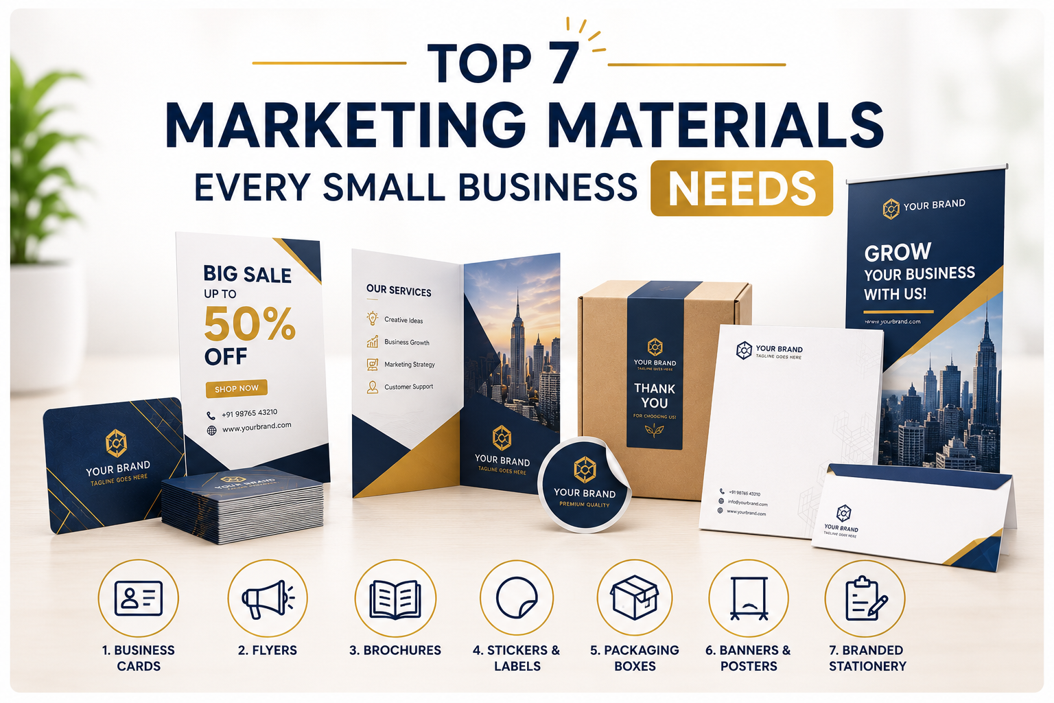 Top 7 Marketing Materials Every Small Business Needs