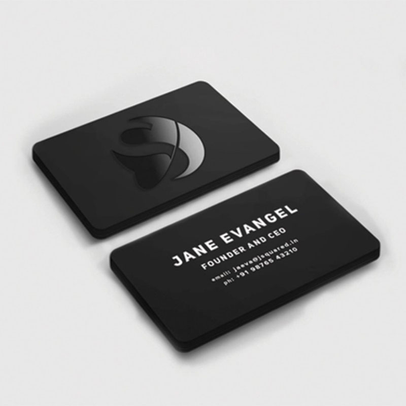 Velvet UV Visiting Card